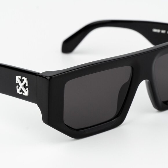 Off-White VANCOUVER Women Sunglasses Black Grey Square OERI13F VANCOUVER 1007 - Picture 7 of 14